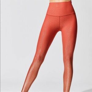 Beyond Yoga Red High-Waisted Leggings - Small